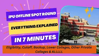 IPU Offline Spot Round | EVERYTHING EXPLAINED!!!