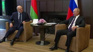 Дамский угодник - Виторган высмеял позу Лукашенко на встрече с Путиным