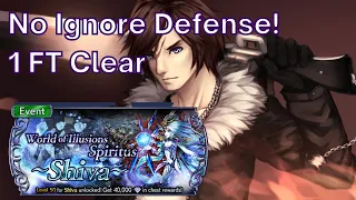 No Defense Ignore in Party no Problem! Hardest Post-Echo Shinryu?! Shiva Spiritus [DFFOO GL]