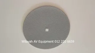 Audio test after installing DALI Phantom E-80 ceiling speakers