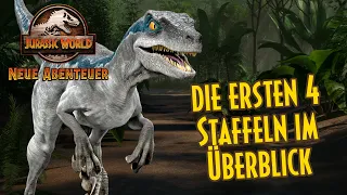 Eie ersten 4 Staffeln im Überblick zur Vorfreude auf Staffel 5! | JURASSIC WORLD: NEUE ABENTEUER