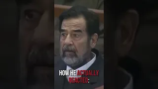 How Saddam Hussain really reacted to his death sentence 🤯