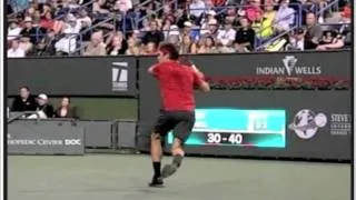 Federer Footwork Slow Motion IW10