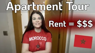 HOUSE TOUR - Check Out My Apt in Morocco + Rent Cost 🇲🇦