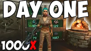 I FOUGHT For Ark’s BEST Base Location DAY 1 On 1000x