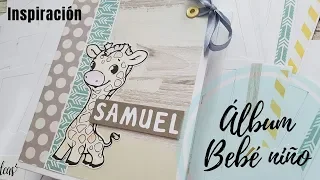 Álbum Scrapbooking - Bebé Niño