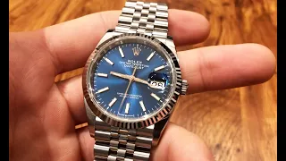 Rolex Datejust 36 126234 - The blue dial that pops!