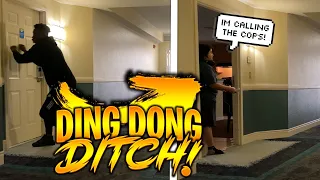 EXTREME DING DONG DITCH PART 9! "IM CALLING THE COPS"