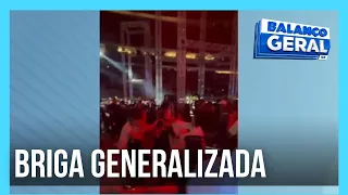 Vídeo mostra briga generalizada em show de Gusttavo Lima