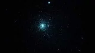 Three Fall Globular Clusters @ 90X via White Phosphor Night Vision in Real Time