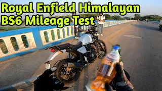 New Royal Enfield Himalayan 2023 mileage test | Himalayan BS6 City Mileage Test🤔