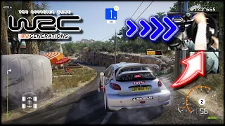 Peugeot 206 WRC Tour de Corse 2SS / WRC Generations Thrustmaster T300RS 4K PS5 PC