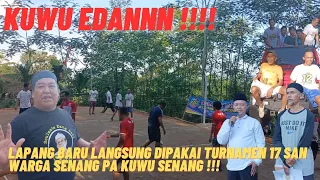 KUWU EDAN‼️PROYEK LAPANG BERES LANGSUNG BIKIN TURNAMEN VOLI ANTAR RW WARGA SANGAT SENANG