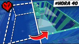Transformé COMPLETAMENTE un Templo Marino en Minecraft Hardcore