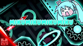 Miku in GD?? | MikuMikuMikuMiku 100% By: OddMod (Insane Demon) | Geometry dash