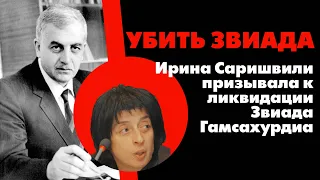 Ирина Саришвили призывает к ликвидации "страшилища" Звиада Гамсахурдиа