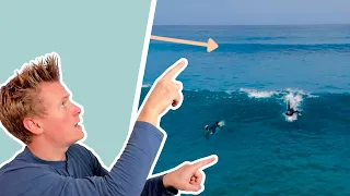 Surf : quand prendre la vague ? (mousse et vague verte)