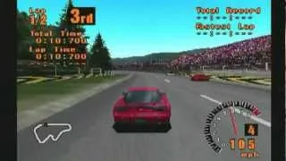 Gran Turismo 1; High Speed Ring; Full gameplay and replay