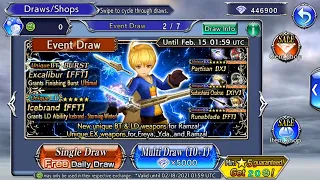 Pulls for Ramza LD & DKC LD - Dissidia Final Fantasy Opera Omnia