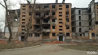 Мариуполь снос домов и  восстановления пр Строителей 18.03.2023