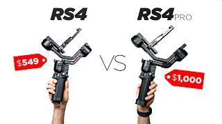 DJI RS4 vs RS4 PRO | Which GIMBAL Should You Buy?