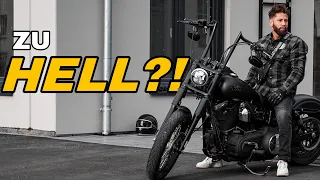 Zu Hell?! Neuer Led Scheinwerfer von Sportstergarage für die Harley Davidson Street Bob.