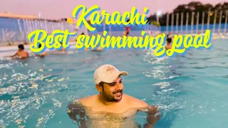 Summer vibes in Karachi | Karachi Best Swimming Pool | KMC sports complex | Swimming 🏊‍♀️ time