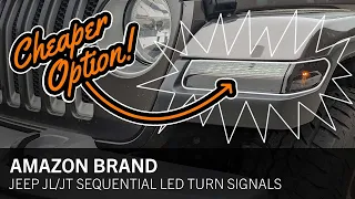 CHEAP LED TURN SIGNS OPTION FOR JEEP JL/JT - Amazon Brand Sequential LED Turn Signals