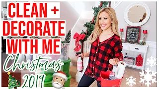 NEW CLEAN + DECORATE WITH ME FOR CHRISTMAS  ✨🎄 CHRISTMAS DECOR 2019 HOME TOUR PART I Brianna K