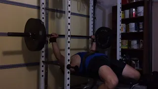 315 x 7...but eric, im in highschool and bench 315 at 140 lbs bodyweight