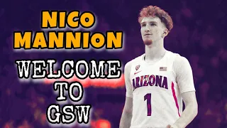 NICO MANNION NBA WORKOUT / WELCOME TO GOLDEN STATE WARRIORS