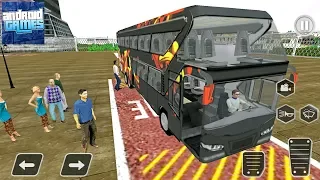 Coach Bus Simulator 2018 - Double Decker Mobile Bus Driving - Android Gameplay FHD