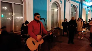 Валентин Стрыкало - "Наше лето", группа Висконти на набережной канала Грибоедова в Санкт-Петербурге