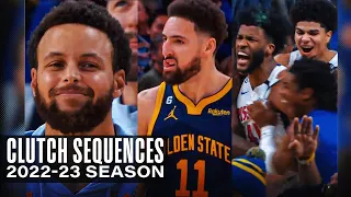 The Most CLUTCH Sequences From The 2022-23 NBA Season! | #BestOfNBA