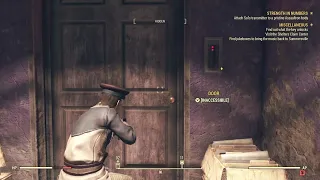 How to get past door in strength in numbers (fallout 76)