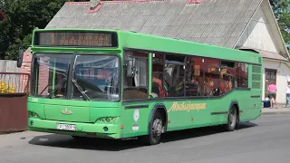 Борисов.Поездка на автобусе МАЗ 103 465 по маршруту 18 (AI 5808-5)
