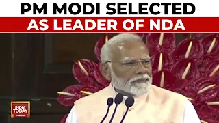 PM Modi's Pranaam To NDA Members | All NDA MPs Endorse Modi As Their Leader | India Today