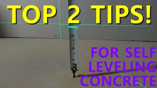 How To DIY Level Your Concrete Floor - Self Leveling Concrete TIPS!