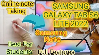 Samsung Tab S6 lite | Student Tab | Online note taking | Screen Writing #samsung #students #study