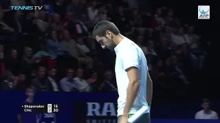 Hot Shot: Cilic Tees Off On Forehand In Basel 2018