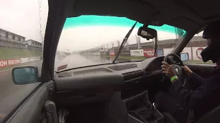 bimmerfest track day hampton downs in the WET!!! e34 540i  touring 4.4L 6speed