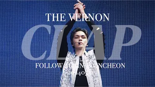 【4K】20240331 FOLLOW AGAIN TO INCHEON 세븐틴 CLAP 버논 VERNON FOCUS CAM