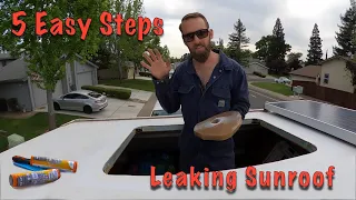 5 Easy Steps To Fix A Leaky RV Sunroof | DestinatioNow