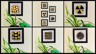 5 Very Easy Wall Decor Ideas| DIY Home Decor| gadac diy|Room Decorating Ideas| Abstract Wall Art diy