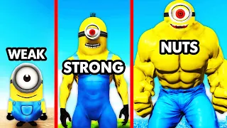 Upgrading MINION Into STRONGEST EVER (GTA 5)