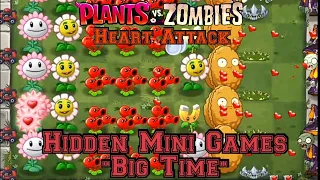 PVZ HEART ATTACK HIDDEN MINI GAMES "BIG TIME" FULL HD