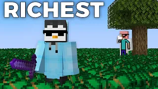 How I Became The Richest Player in this Minecraft SMP...