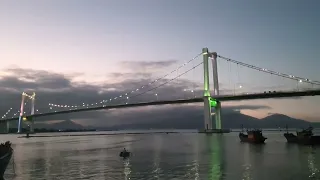 cầu Thuận phước - hoàng hôn .