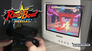 Real Bout Fatal Fury Special (Mega Drive) - Gameplay Sega Genesis CDX