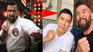 In the movie, he lost to Donnie Yen, but is a Wing Chun master.